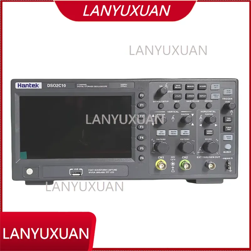 Digital Storage Oscilloscope 100Mhz - Hantek DSO2C10 Digitales Speicheroszilloskop 100MHz Bandbreite
