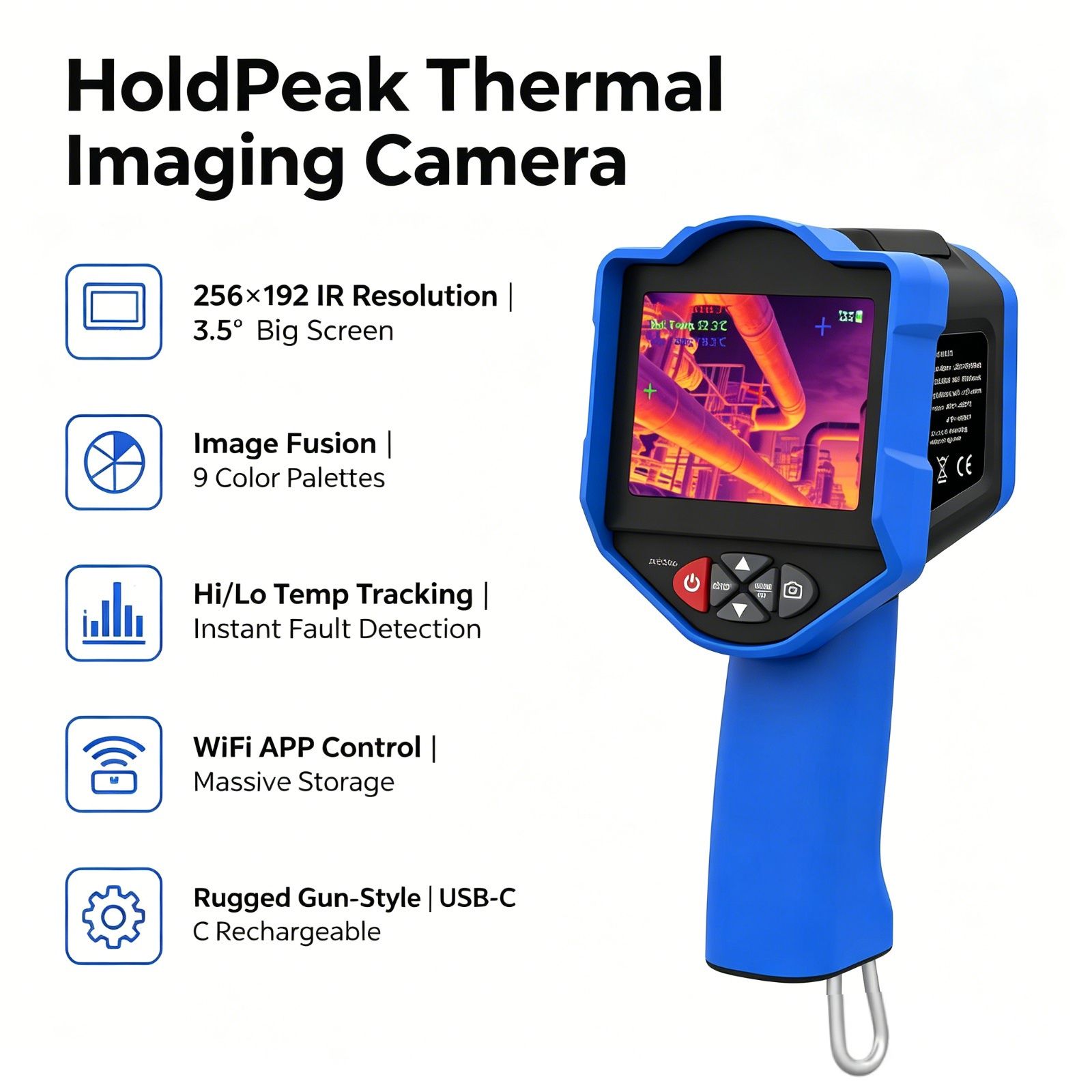 Thermal Imaging Camera Pcb Repair - HoldPeak Wärmebildkamera 256x192 IR 50mK NETD