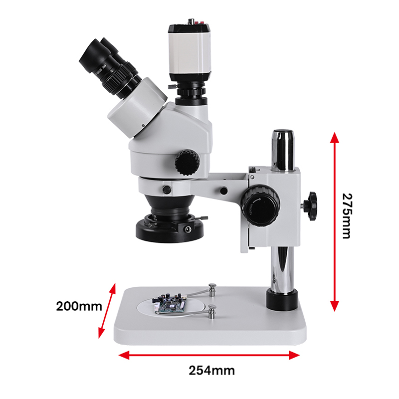 3,5-90-faches Stereomikroskop  – Stereo Trinocular Microscope Pcb Bewertung und Preis