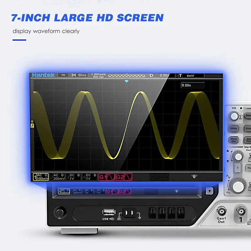 Hantek Dpo6104b Digitales Spei – Digital Storage Oscilloscope 100Mhz Bewertung und Preis