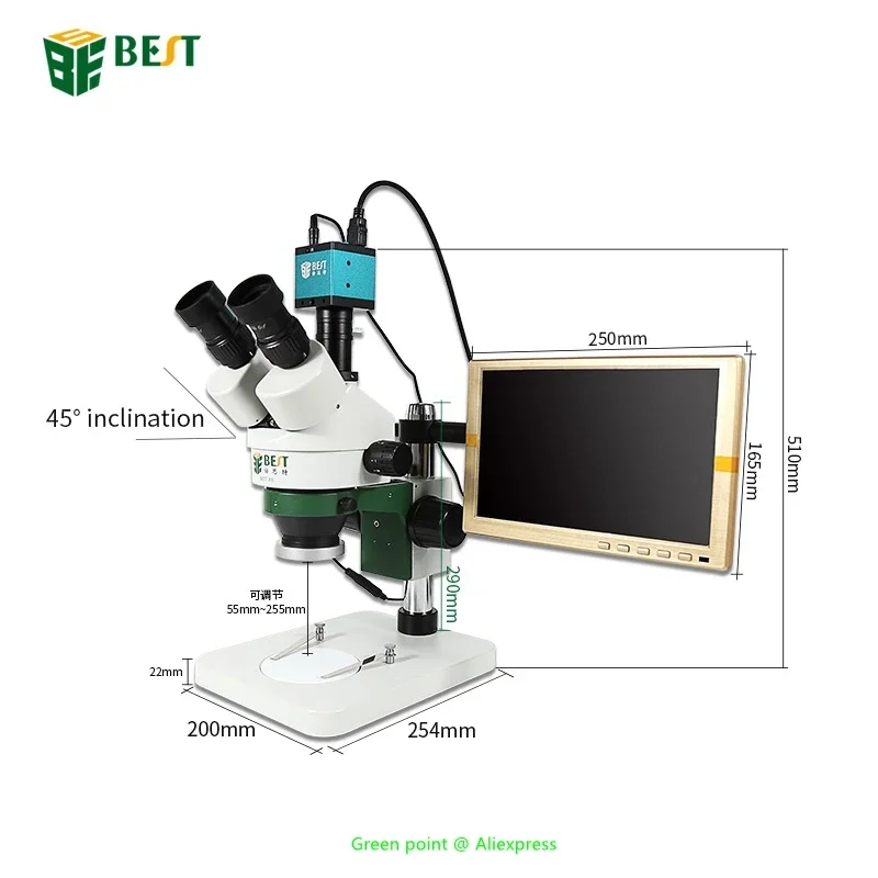 ZS7045 SERIE Stereo Digital Zo – Stereo Trinocular Microscope Pcb Bewertung und Preis