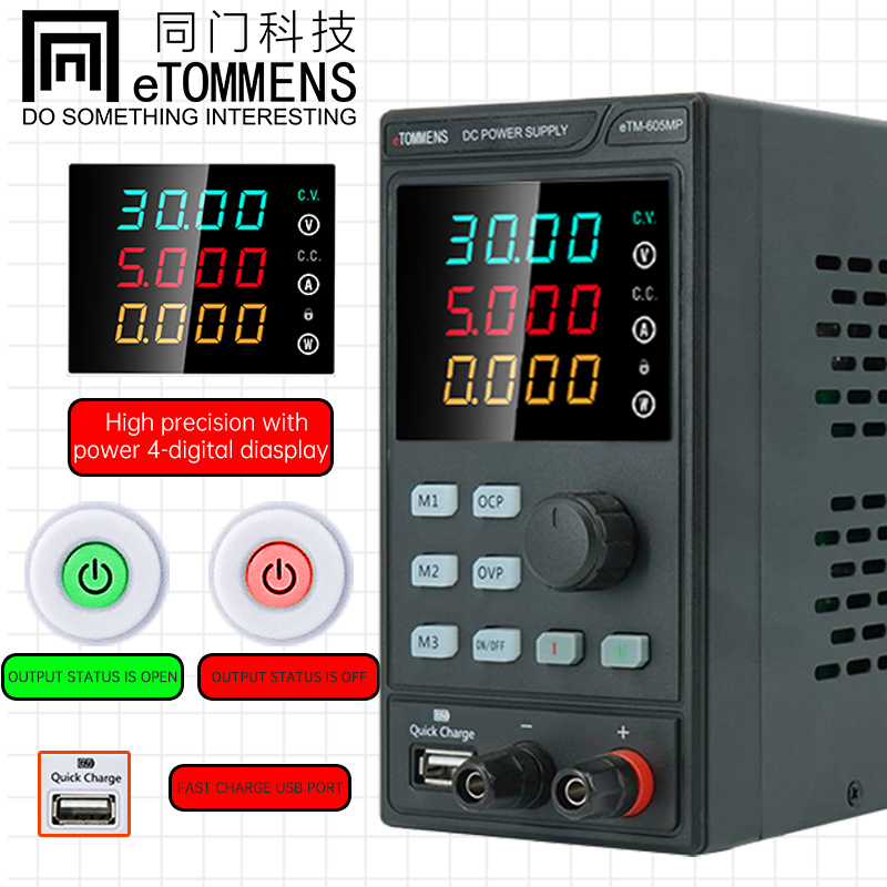 ETOMMENS 30V 10A 300W ETM-3010 – Programmable Dc Power Supply 30V 10A Bewertung und Preis