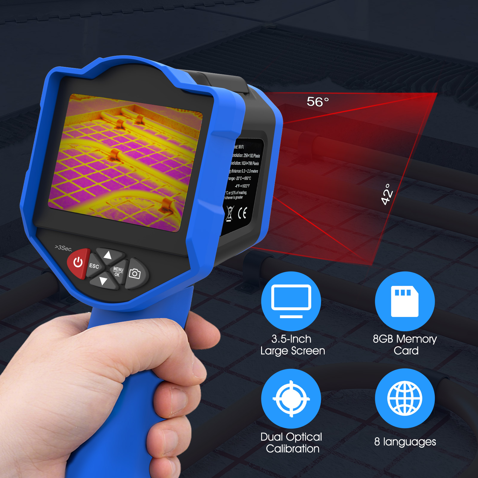 HoldPeak Wärmebildkamera 256x1 – Thermal Imaging Camera Pcb Repair Bewertung und Preis